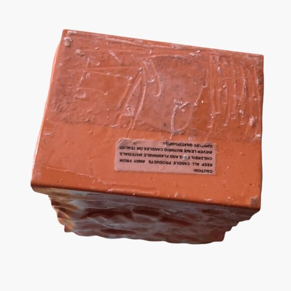 Metal Jack O Lantern Candle Holder Handle Leaf Accents Halloween Decor - Picture 8 of 8